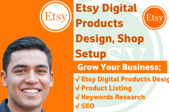 etsy digital products etsy shop, etsy digital products seo, etsy digital planner