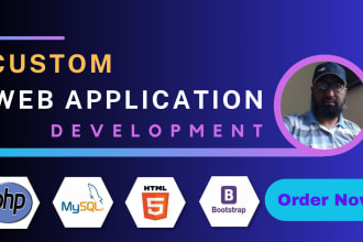 develop web application as full stack web developer