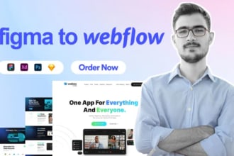 convert figma to webflow, xd to webflow website, or clone webflow website