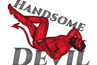 create a male pinup tattoo design
