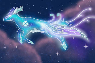 draw fairy tale fantasy mythical animal illustration art