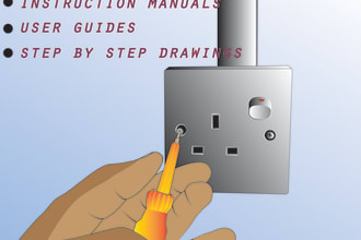 design instruction manual user guide booklet of products