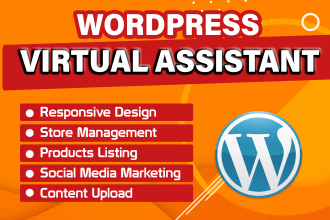 be wordpress virtual assistant, personal assistant, wordpress website redesign