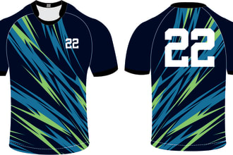 do rugby jersey, soccer jersey and cricket jersey mockup