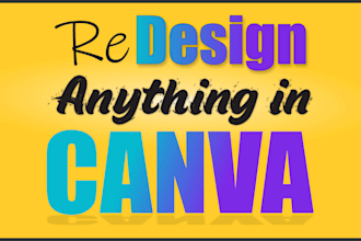 redesign, convert, or recreate editable graphics in canva
