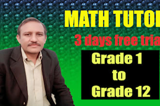 teach online mathematics for grades 1 to 12