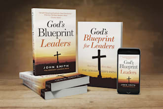 design christian book cover, paperback book cover design