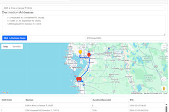 give you route optimization api no third party subscription