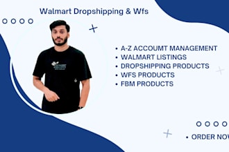 setup and manage your walmart dropshipping store