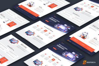do 5 pages informative website development for you