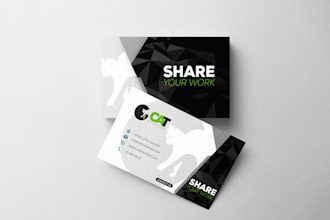 design unique,ceative,good looking business card personal or for a brand