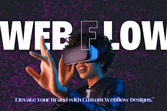 develop webflow website and landing pages