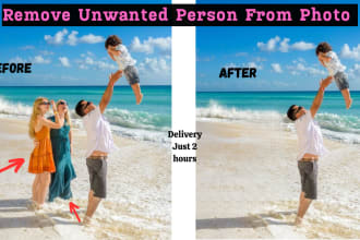 do object remove, unwanted object, remove person, from photo