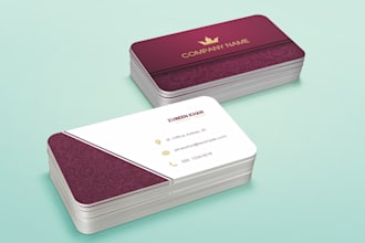 design a modern luxury business card or elegant real estate card