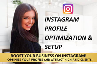 optimize and setup your instagram profile