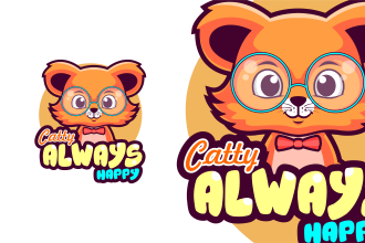 draw cute animal cartoon character design