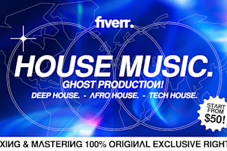 deliver high quality house music productions