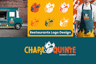 design cafe and restaurant logo