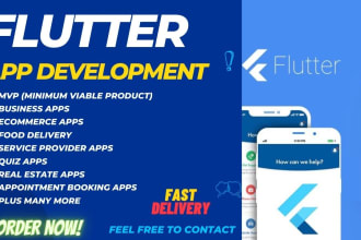 flutter mobile app developer, android, ios, and hybrid apps