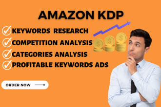 do amazon KDP keywords, category and niche research for your KDP books