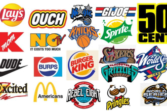 design custom spoof , mbl, , NFL, parody any logo with your brand for you