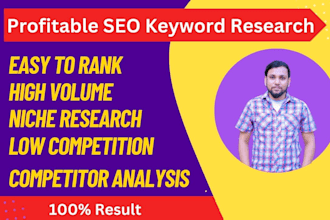 do SEO keyword research and competitor analysis