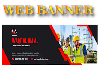design a facebook header, social media post or a web banner