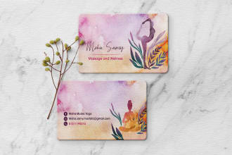 design a business card or greeting card