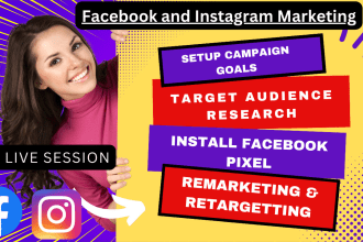 teach you facebook and instagram ads 1v1 session