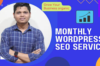 do your  on page SEO monthly service for your website