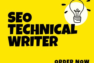 be your technical SEO content writer