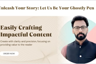edit, ghostwrite and rewrite your book
