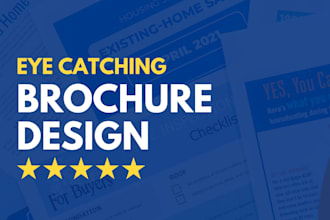 design interesting brochures for you