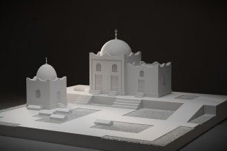 model buildings and monuments for 3d printing