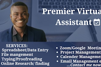 be your reliable virtual assistant for administrative and executive support