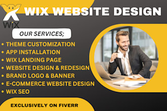 build professional wix e commerce website wix landing page wix website design