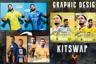 kit swap any player to the shirt of any club, sport graphic