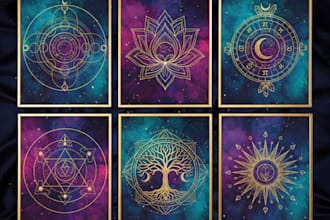 do sacred geometry spiritual healing mystical mandala yoga