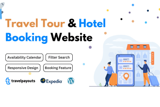 create travel tour and hotel booking website