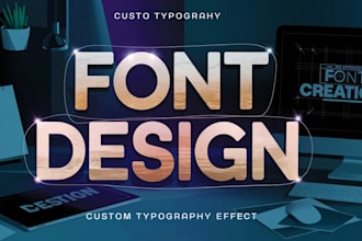 do font designing and editing works