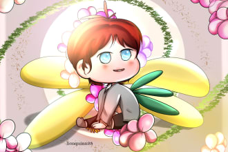 draw you chibi simple art