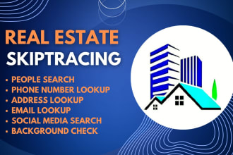 do real estate skip tracing