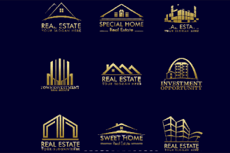 do property, mortgage,construction,real estate,business,food,company logo design