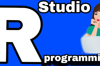 do data analysis, coding in r programming language and rstudio