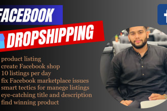 do amazon to facebook marketplace and shop dropshipping