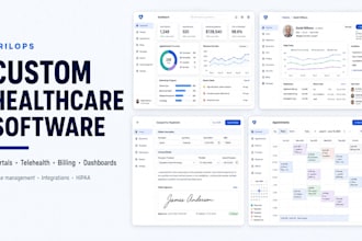 develop custom healthcare software, portals and clinical systems
