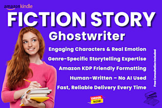 be your mystery crime thriller ghostwriter, fiction book writer, story writer