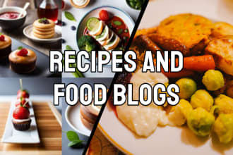 create engaging recipe content for your food blog