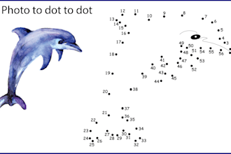 create dot to dot and connect the dots pages