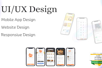 make websites design, mobile app design, responsive design